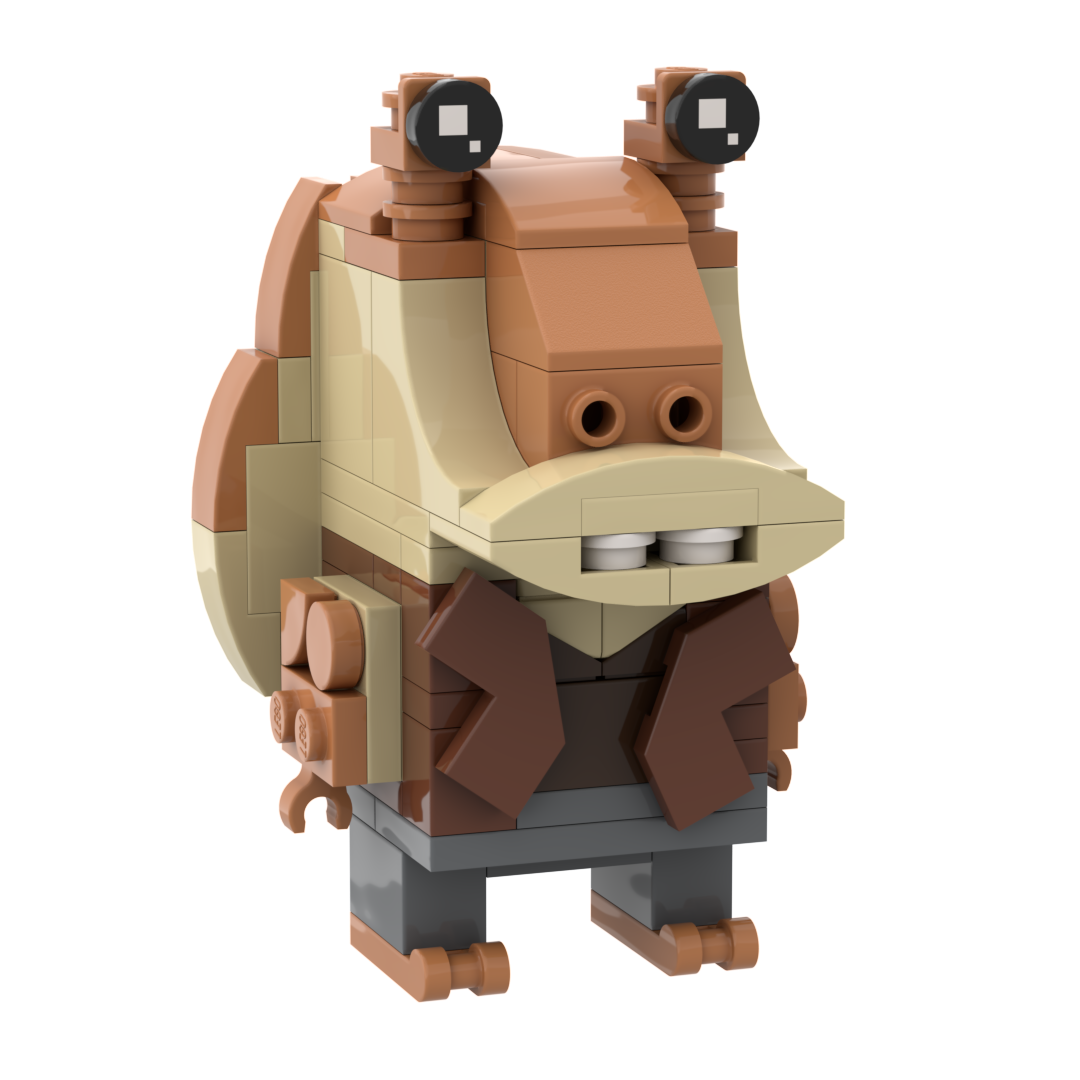 Custom LEGO Jar Jar Binks BrickHeadz