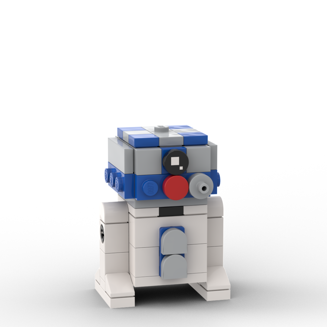 Custom LEGO R2-D2 BrickHeadz