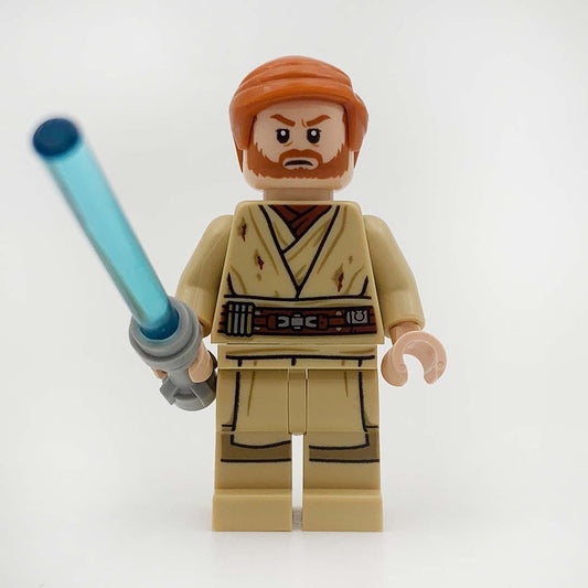 LEGO Obi Wan Kenobi Jedi Master Minifigure [Dirt Stains]