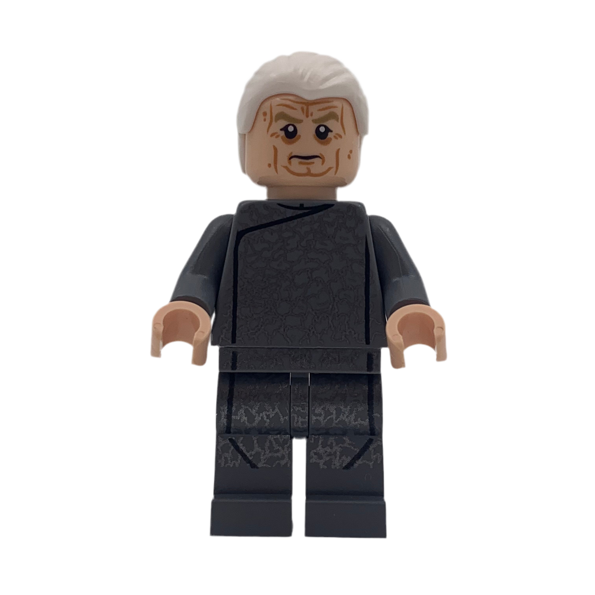 LEGO Chancellor Palpatine Minifigure [Gray] – Imperial Brickz - Main Image