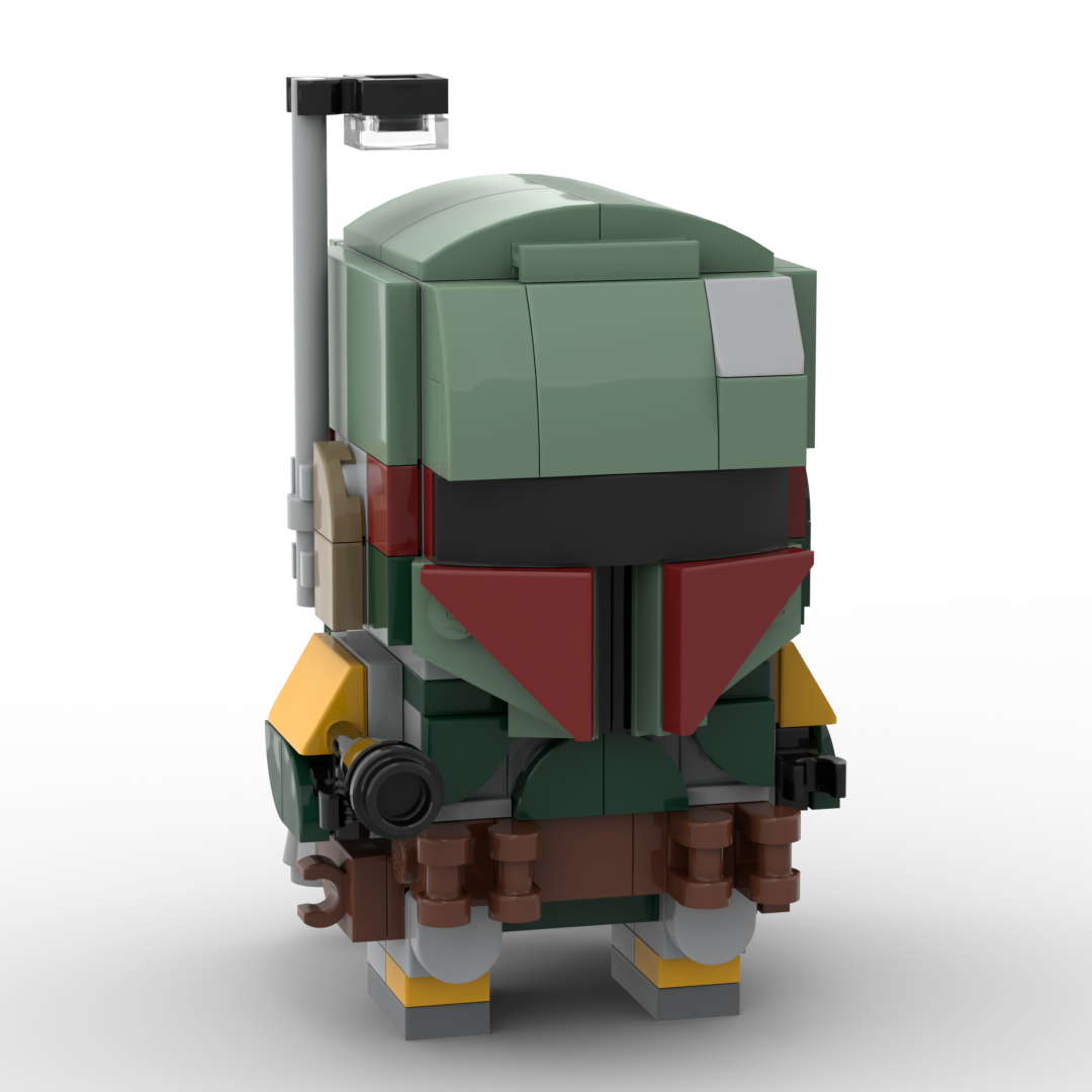 Custom LEGO Boba Fett BrickHeadz