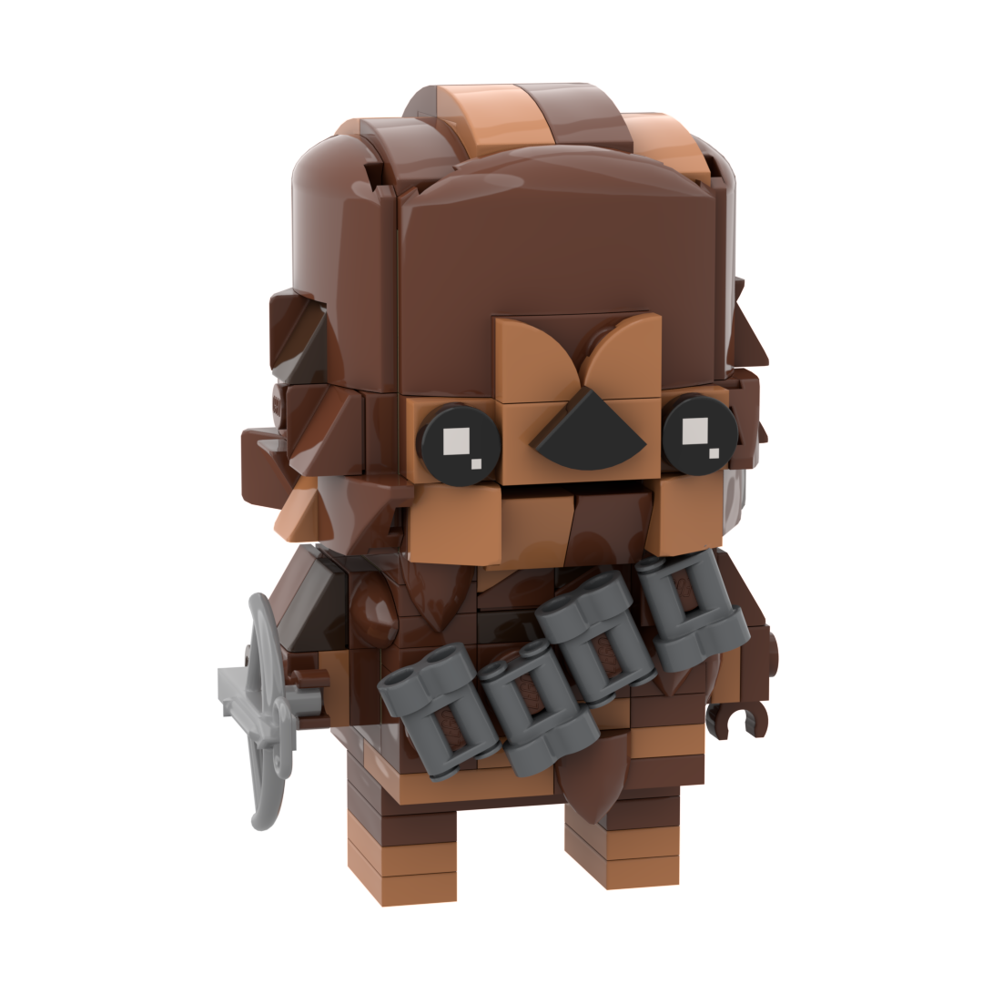 LEGO Chewbacca BrickHeadz [Custom]