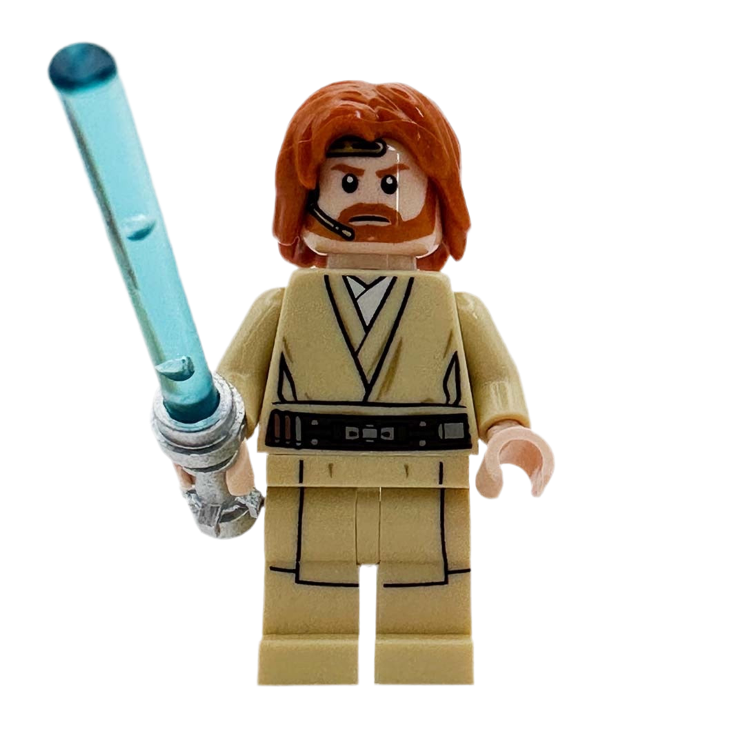 LEGO Obi Wan Kenobi Jedi Knight Minifigure [Headset] V2