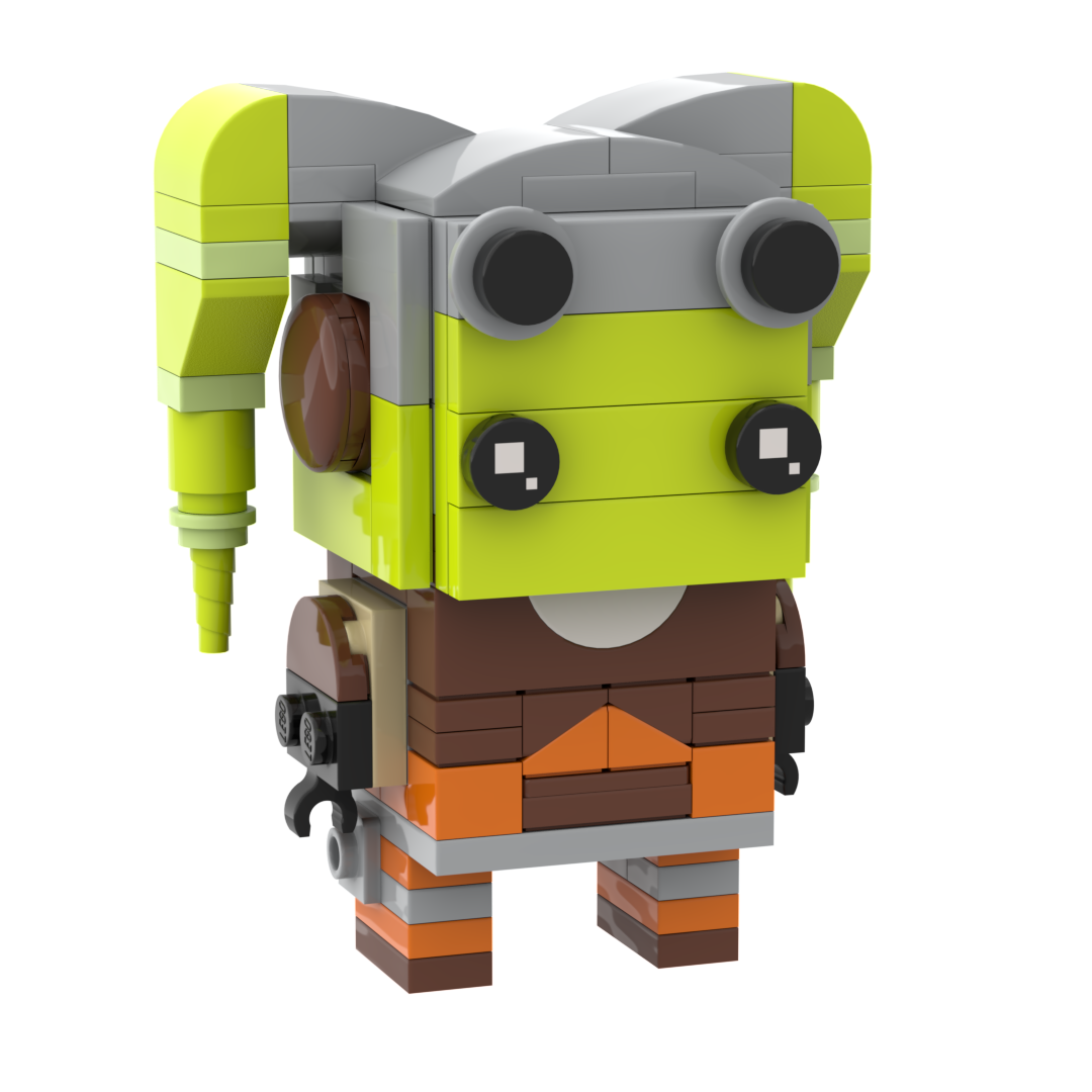 Custom LEGO Hera Syndulla BrickHeadz [Rebels]