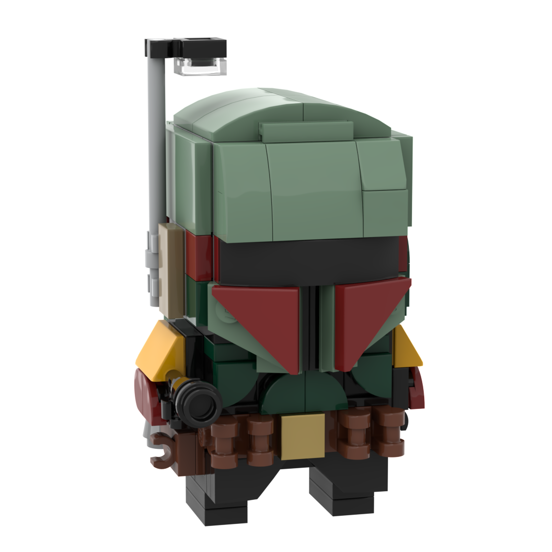 Custom LEGO Boba Fett BrickHeadz [BOBF]