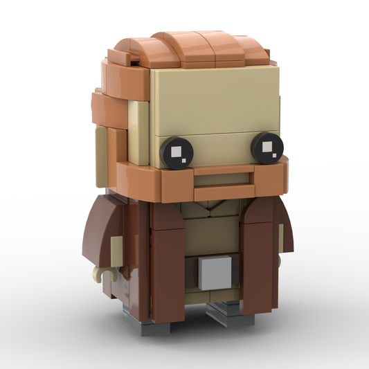 Custom LEGO Obi Wan Kenobi Brickheadz [Kenobi]