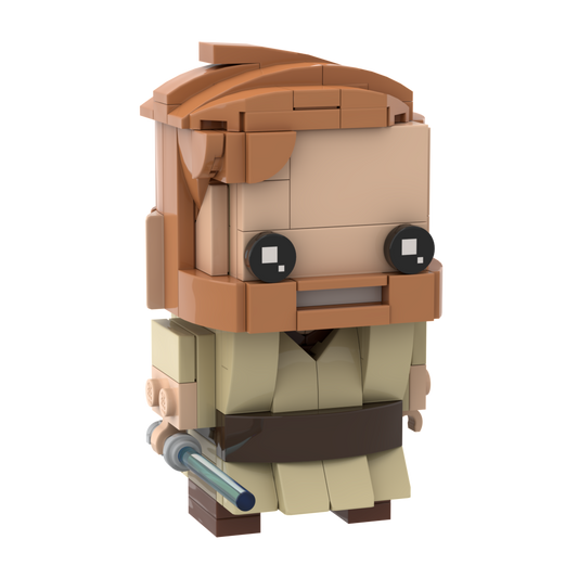 Custom LEGO Obi Wan Kenobi BrickHeadz [III]