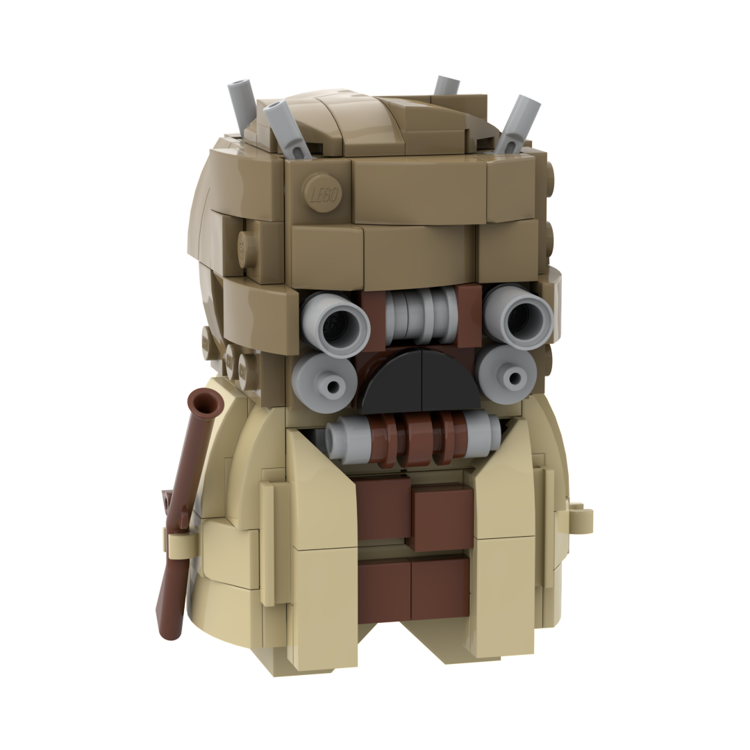 Custom LEGO Tusken Raider BrickHeadz