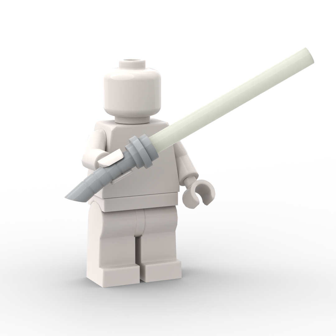 LEGO Minifigure Lightsaber [Curved]