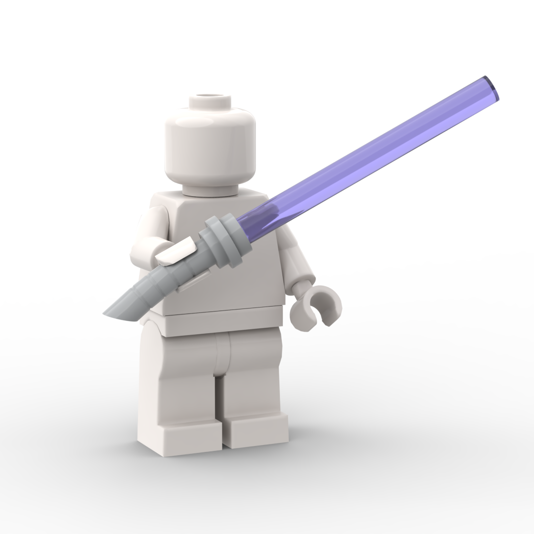 LEGO Minifigure Lightsaber [Curved]
