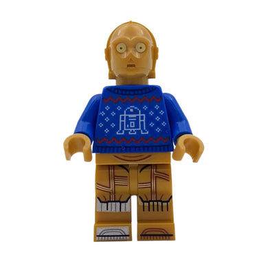 LEGO R2-D2 in red Pullover with C-3PO Minifigure